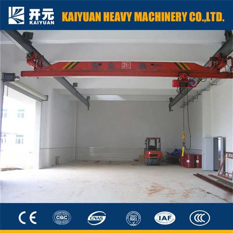 Kaiyuan Brand Single Girder Suspending Overhead Crane for Users