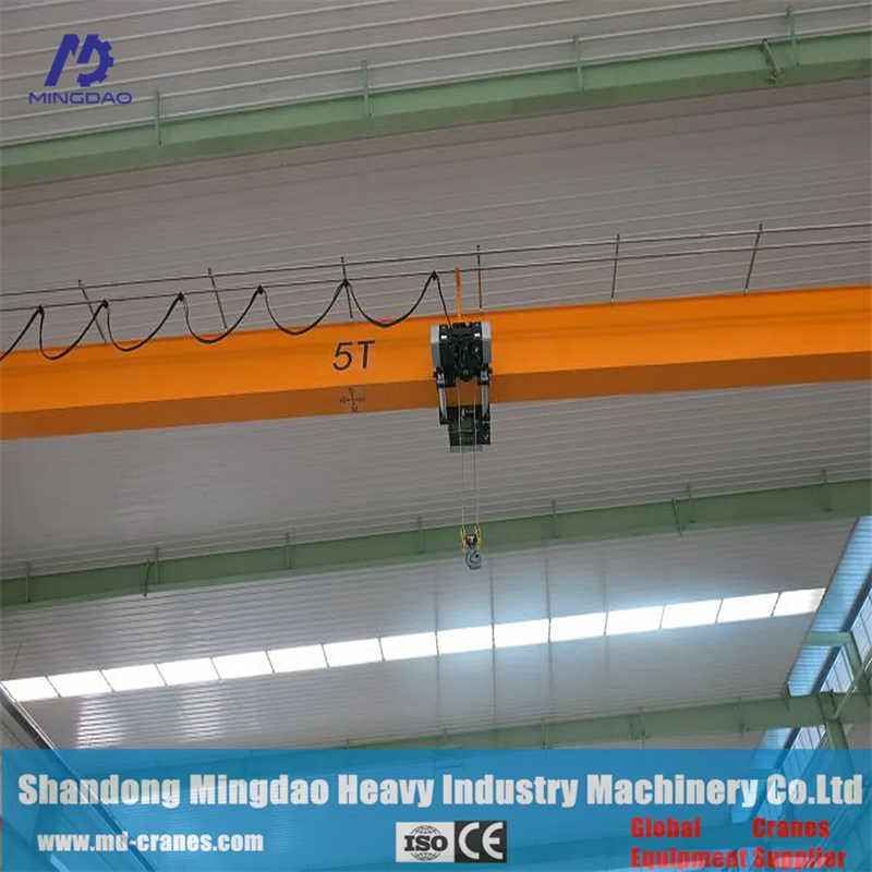 Wireless Remote Control Electric Steel Wire Rope Hoist Overhead Bridge Crane