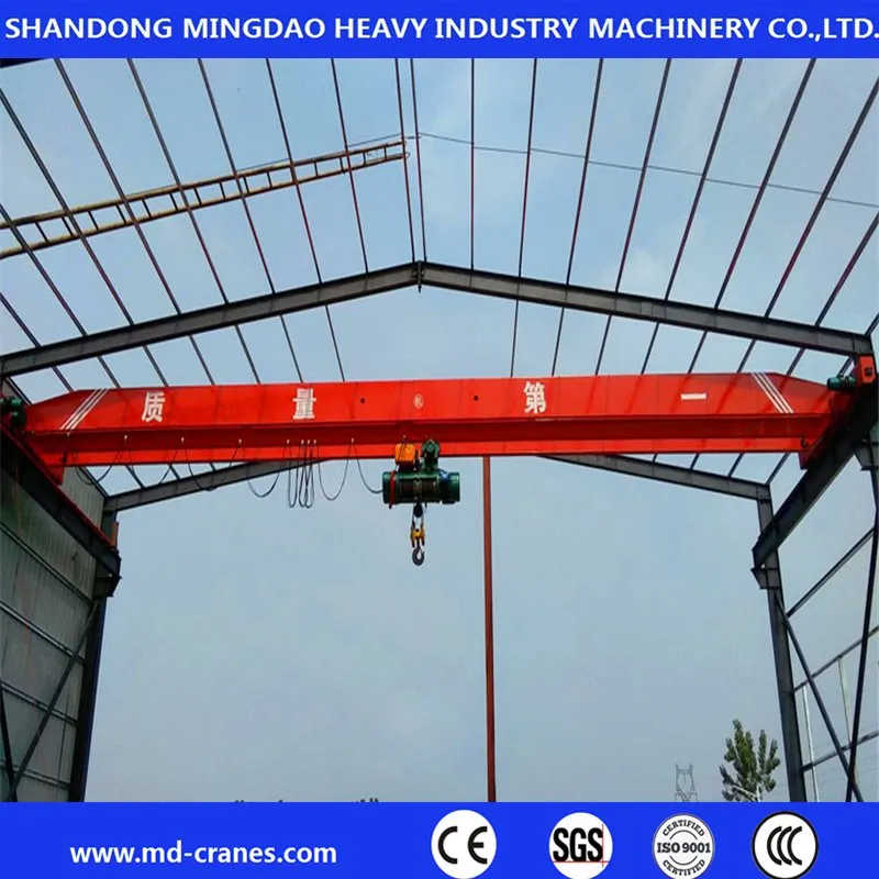 Popular Sold Workshop Cross Traveling Overhead Crane for Sale