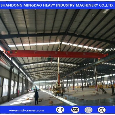 Mingdao Crane Brand Single Girder Overhead Bridge Crane with Lifting Equipment