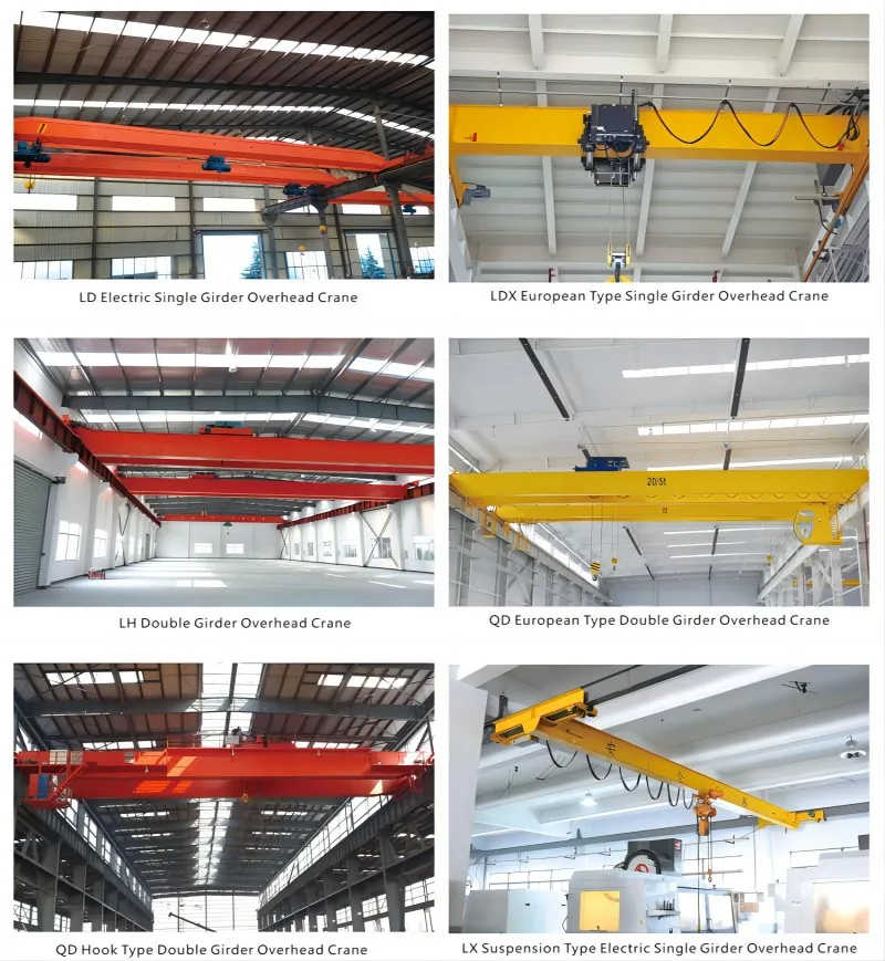 Factory Direct Selling Customized Single Girder Double Girder Overhead Crane