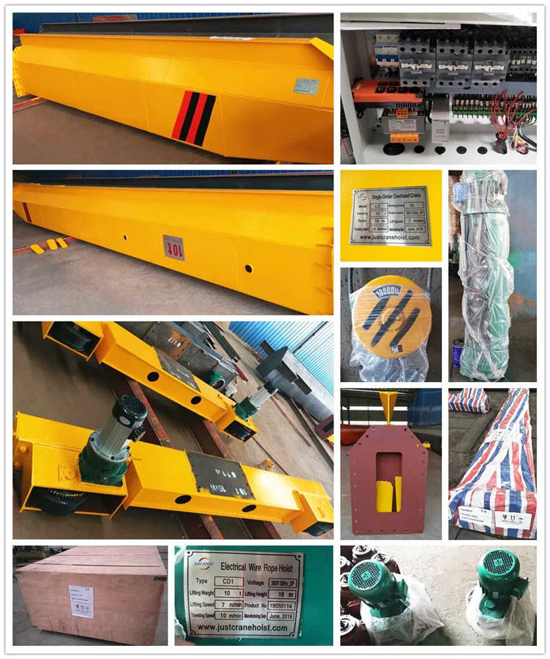 CE Certificate High Quality Single Girder Double Girder Overhead Crane