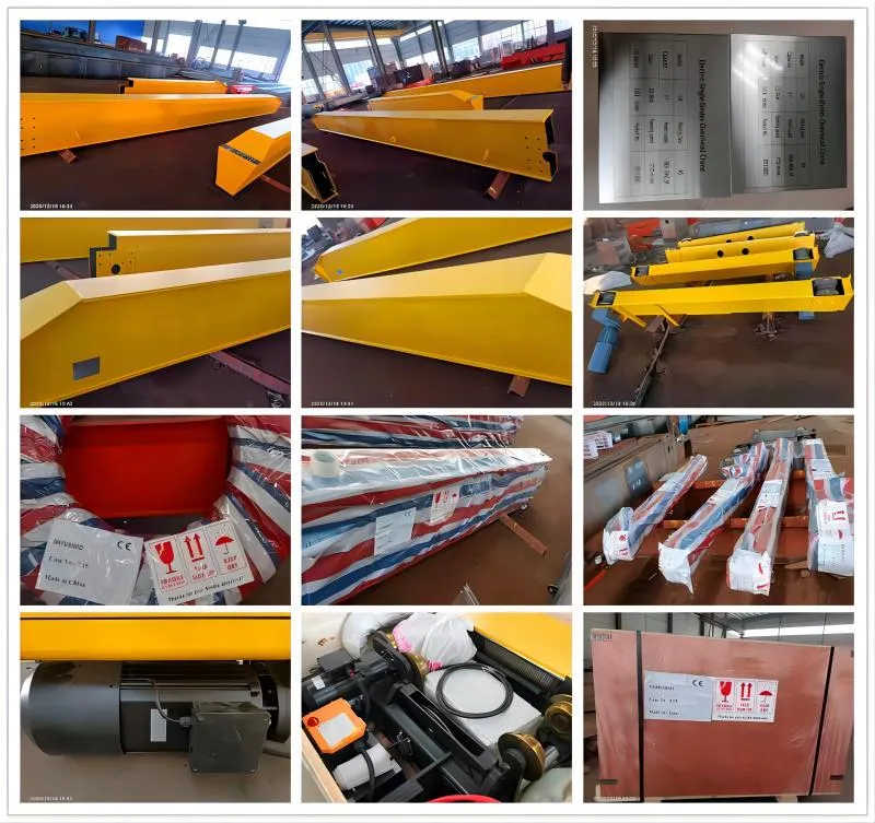 Workshop Single/Double Girder Beam Eot Overhead/ Bridge Crane