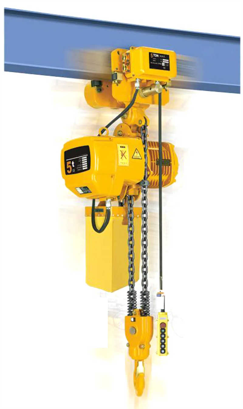 Capacity 2ton Electric Chain Hoist Low Headroom Type