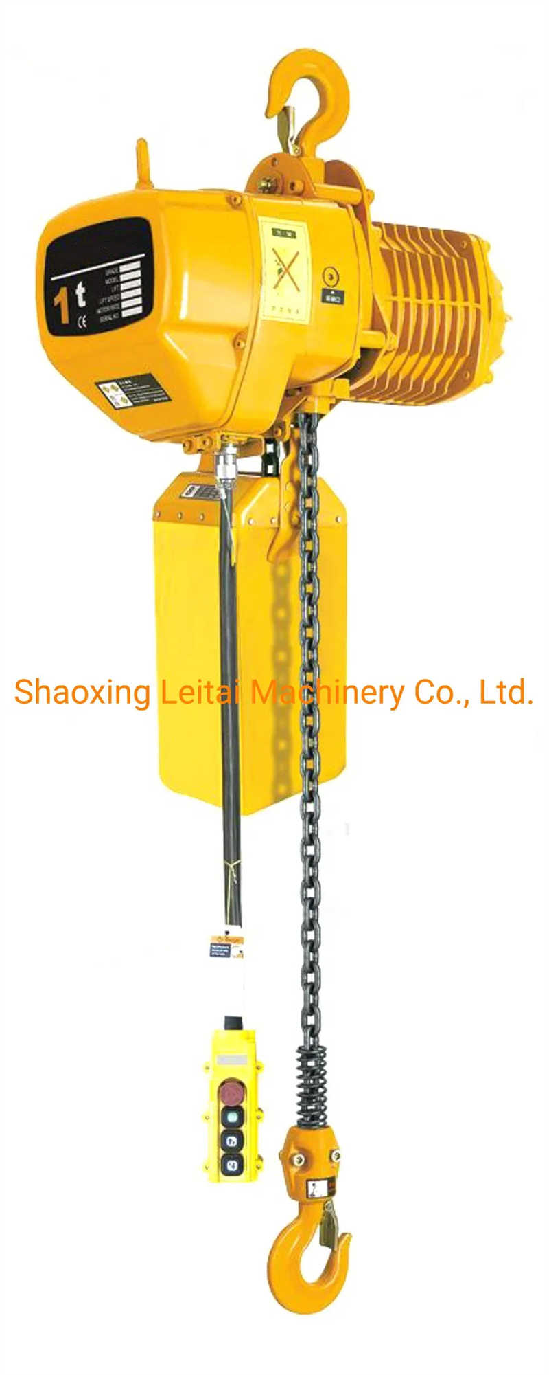 Capacity 2ton Electric Chain Hoist Low Headroom Type