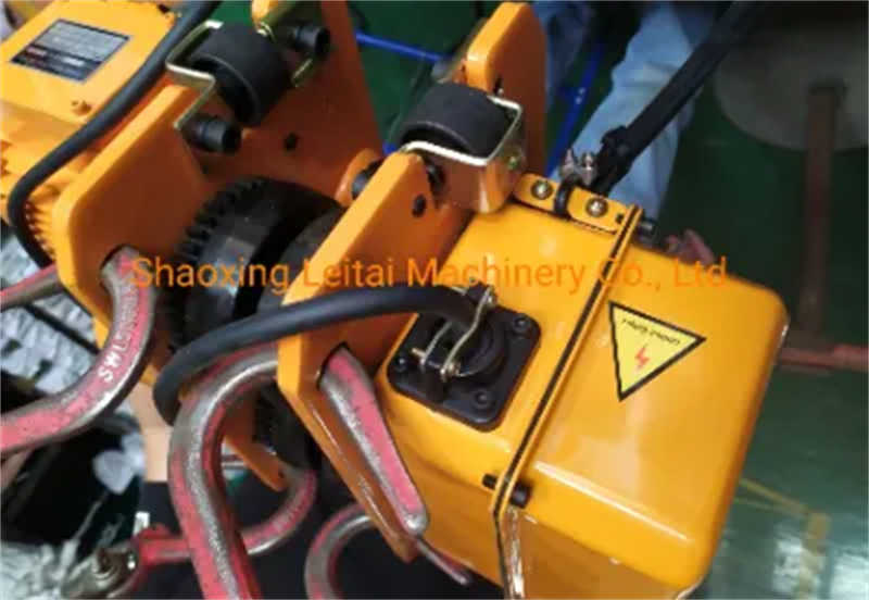 Capacity Load 500kg Electric Chain Hoist with Trolley for I-Beam