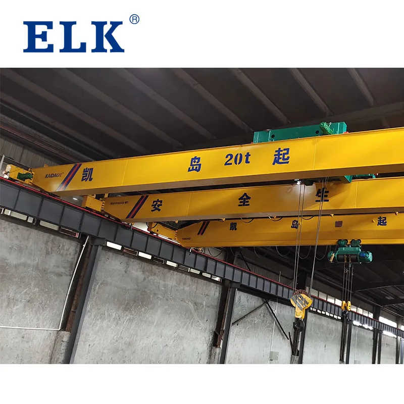 0.3t-35tons Double Girder Overehad Crane Bridge Crane (LH)