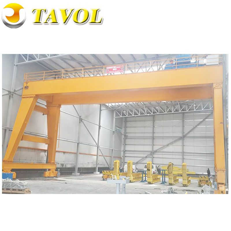 Span 6+20+6m Lifting Height 8m Euro Double Gantry Crane 50t/5t Price