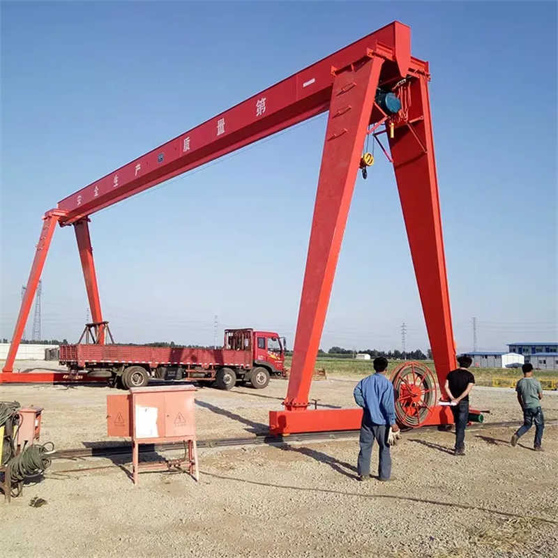 Rail Mounted Type Single Girder Gantry Crane 5 Ton 6 Ton 10 Ton