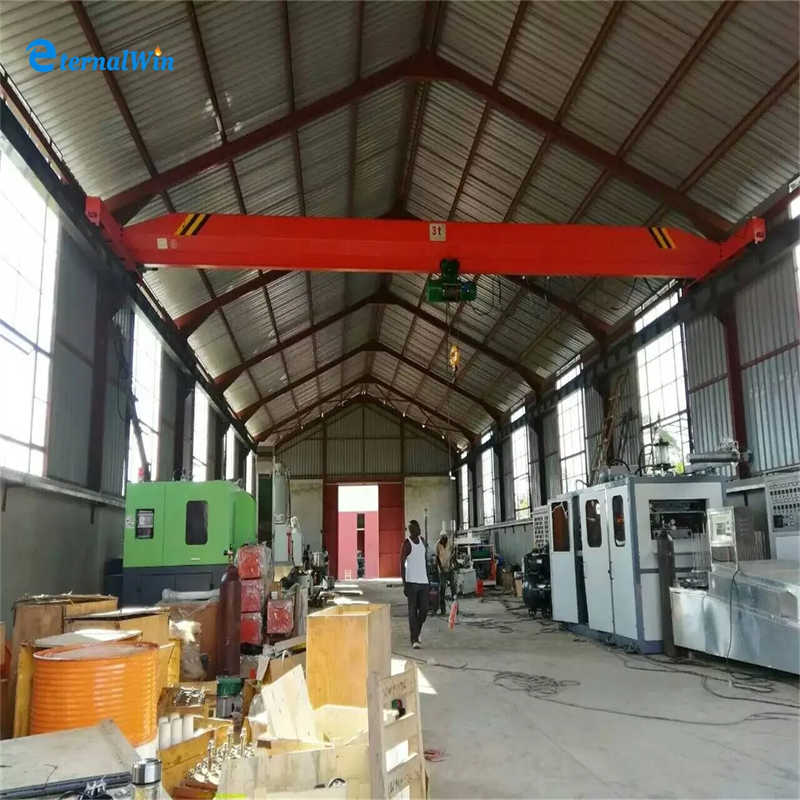 20t Top Under Running Single Beam Hanging Girder Overhead Travelling Crane