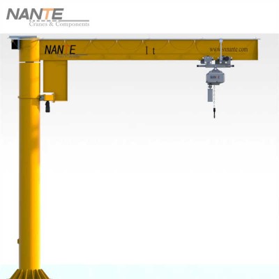 Low Price Cheap Foot Pillar Fixed Post Jib Boom Crane