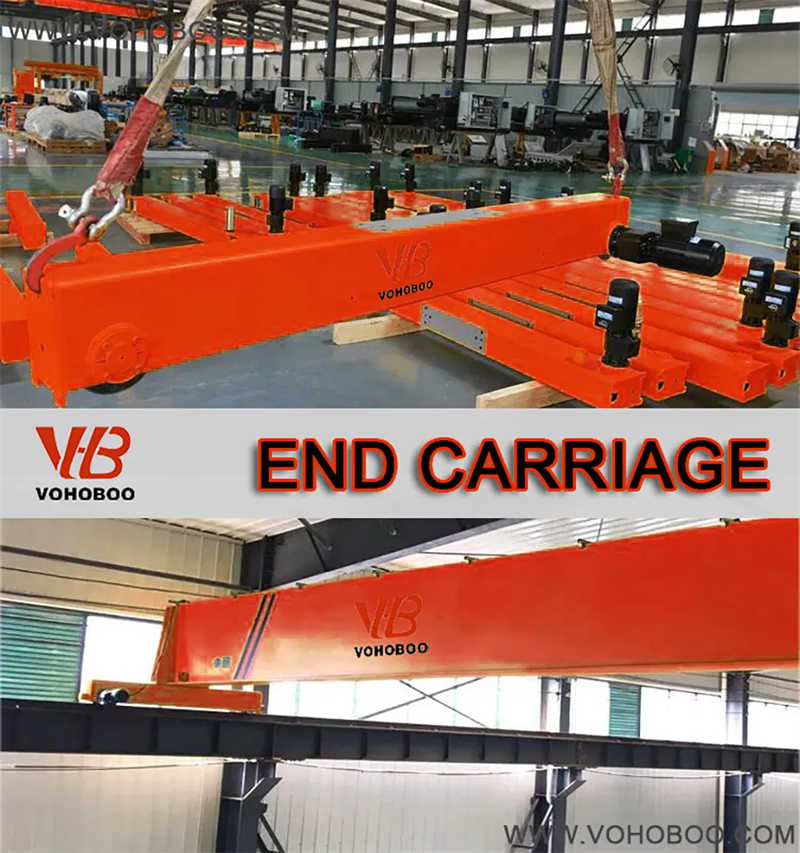 End Carriage Beam 7.5 Ton 10 Ton End Beam Overhead Crane