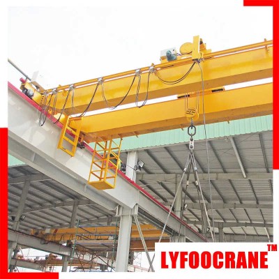 Double Girder Eot Travelling Bridge Overhead Crane, Open Winch Crane