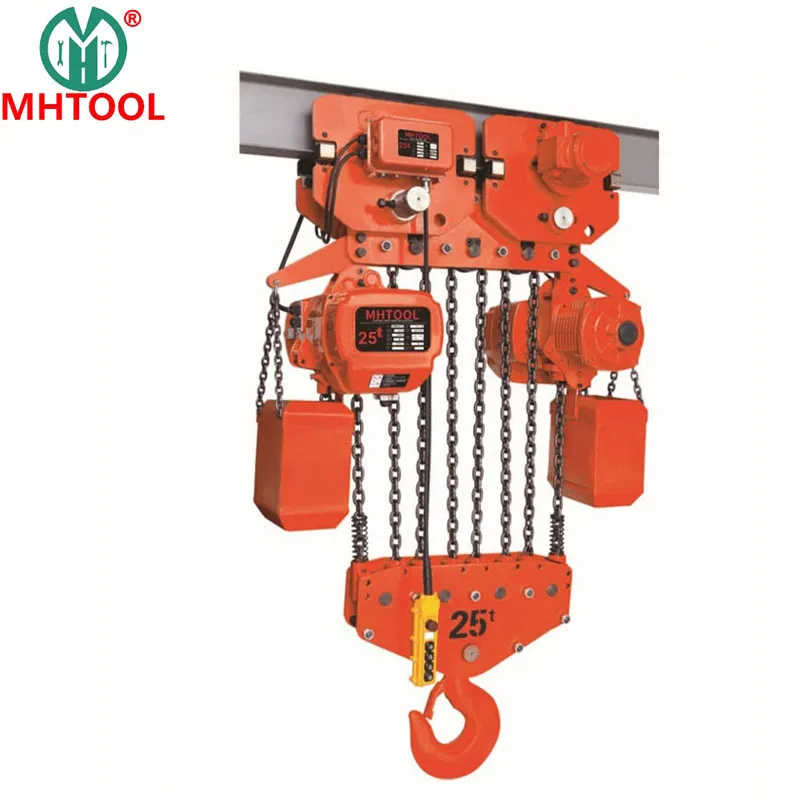 25ton Electric Chain Block with Trolley 10ton Hoist for Lifting Equipment