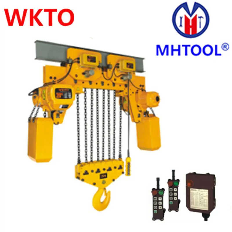 20tonne Electric Chain Hoist for Bottle Jack with Overload Clutch