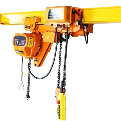 Chain Hoist 3 Ton 380V Electric Chain Low Headroom Hoist with Trolley