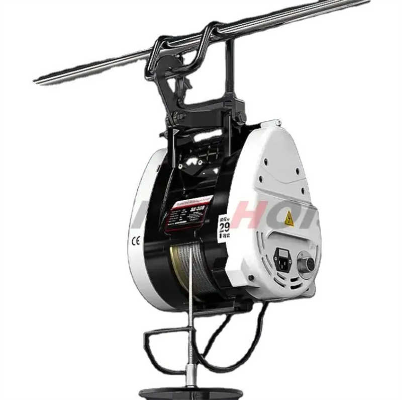 Customized 12V 200kg Small Portable Electric Hoist Hanging Traction