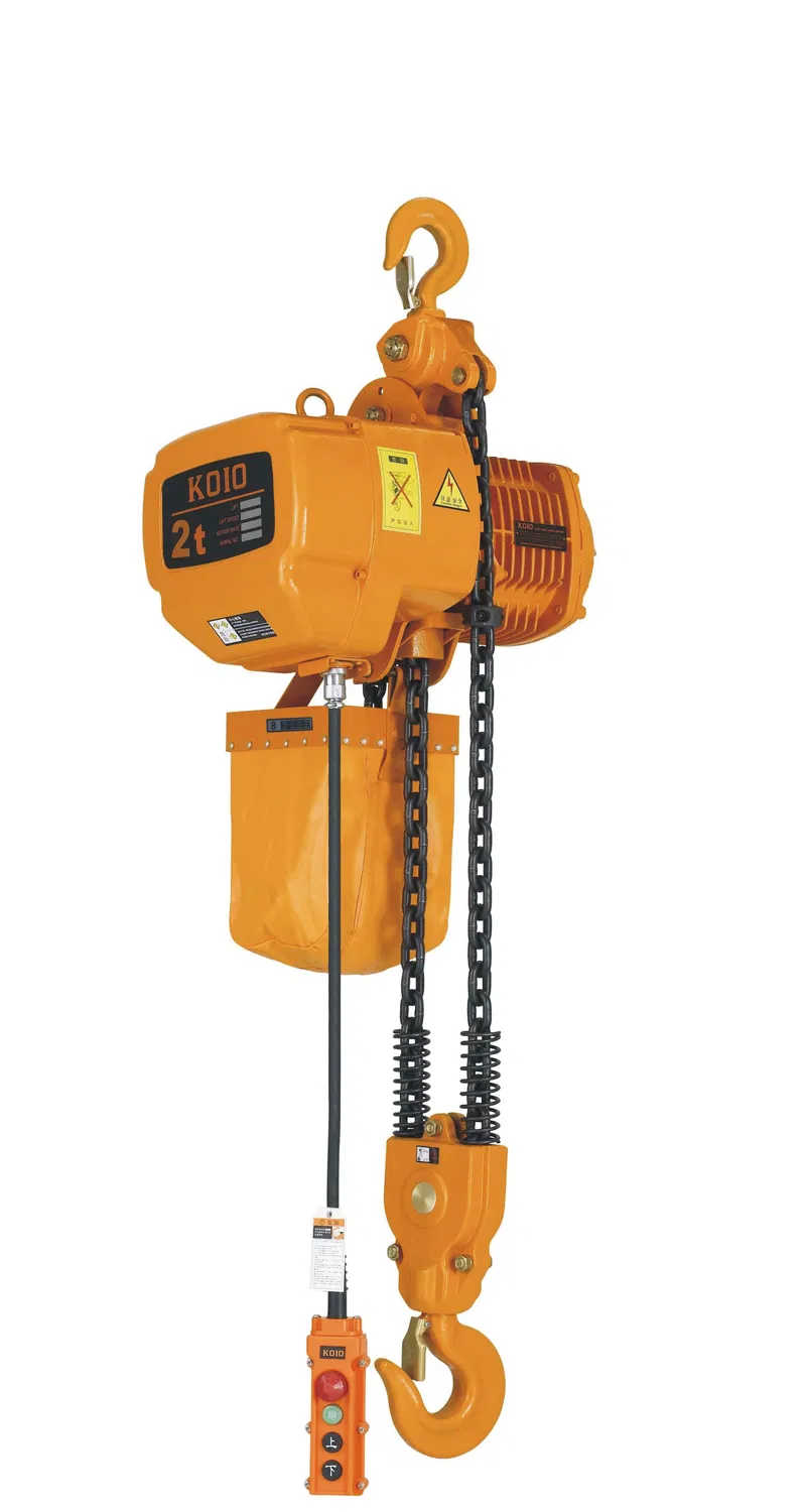 380/440V 1ton, 2ton 3ton 5ton Electric Chain Hoist with Trolley