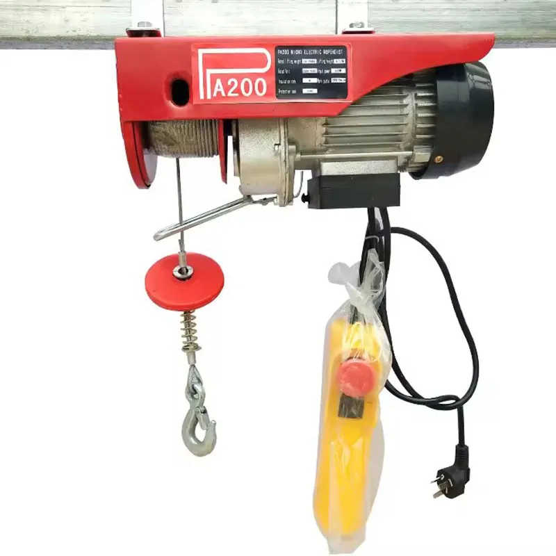 4.4m/Min Lifting Speed Yellow Electric Chain Hoist for Lifting Goods