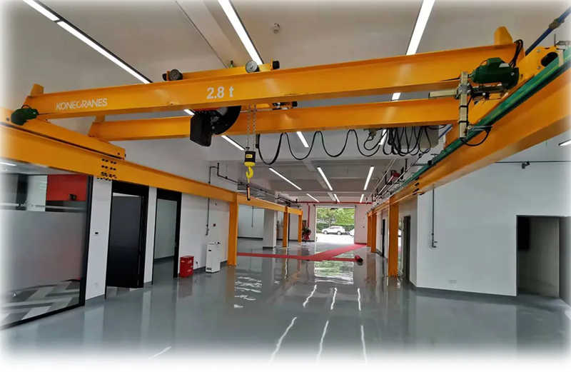 32ton Double Girder Overhead Crane with European Electric Wire Rope Hoist