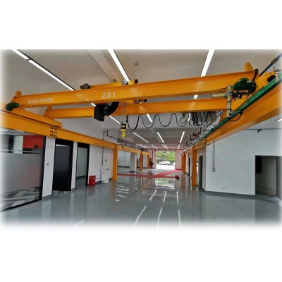 32ton Double Girder Overhead Crane with European Electric Wire Rope Hoist